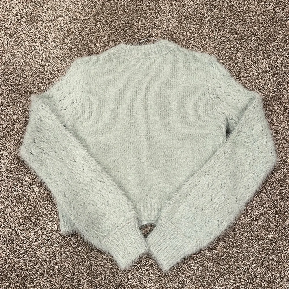 Free People Celeste Cardigan in Seafoam